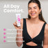 4 oz Body Powder Lotion and Deodorant for Women Aluminum Free Powder Cream for Privates Body and Lady Parts Jasmine