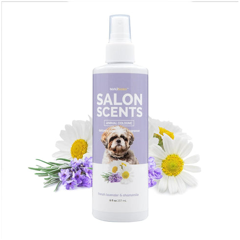Bark2Basics Salon Scents Pet Grooming Cologne 8 oz - Natural Deodorizing Perfume for Dogs and Cats