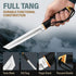 Tanto Knife with Sheath, 5.9" Fixed Full Tang Blade, Cool Tactical Knives for Hunting and Camping