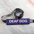 Deaf Dog Leash Wrap, Deaf Awareness Dog Sleeve, Social Distancing Dog Patch (Deaf Dog)