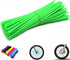 Spoke Skins Spoke Covers | 8-21 inch Rims Protector & Decoration for Dirt Bike, Bicycle, Wheelchair, Motorcycle | 72Pcs