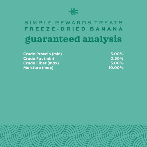 1 oz Oxbow Simple Rewards Small Pet Treats, Banana, Freeze Dried Fruit, Guinea Pig & Bunny Treats, Healthy Pet Fruit