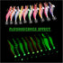 Generic 10Pcs Fishing Lure Squid Jig Hook Wooden Shrimp Artificial Fishing Lures Octopus Cuttlefish Shrimp Hard Fishing