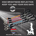 Short Dog Leash, 26 Inches Rope Traffic Leashes for Dogs, Reflective Lead with O-Ring, Heavy Duty for Large Medium