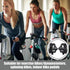 CurcKua 2Pcs 1/2 Exercise Bike Pedals Long Shaft Stationary Bike Pedals with Adjustable Strap Non-slip Universal