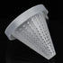 WEAVERBIRD 4PCS Aquarium Nematode Feeder, Live Blood Worm Plastic Cone Cup Shape Basket Feeder for Fish
