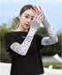 Unisex UV Protection Neck Gaiter and Sun Arm Sleeves Set, Ice Silk Neck Gaiter, Cooling Arm Sleeve, Bandana for Hiking