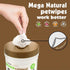 Petkin Mega PetWipes - 200 Oatmeal Wipes for Dogs and Cats, Use on Face, Paws, Ears, Body, Ideal for Home or Travel