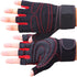 RiToEasysports Fitness Gloves, Non Slip Microfiber Silicone Palm Breathable Ottoman Back with Wrist Wrap