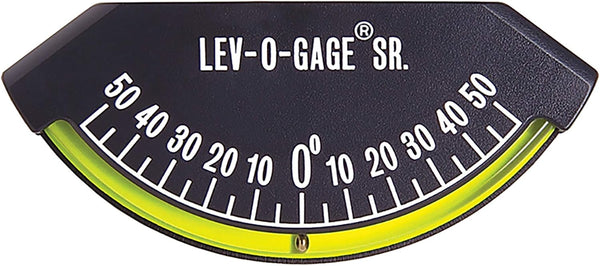 Sun Company Lev-o-gage Sr. Marine Clinometer, Heel-Angle, Measures Angle from -50 to 50 Degrees