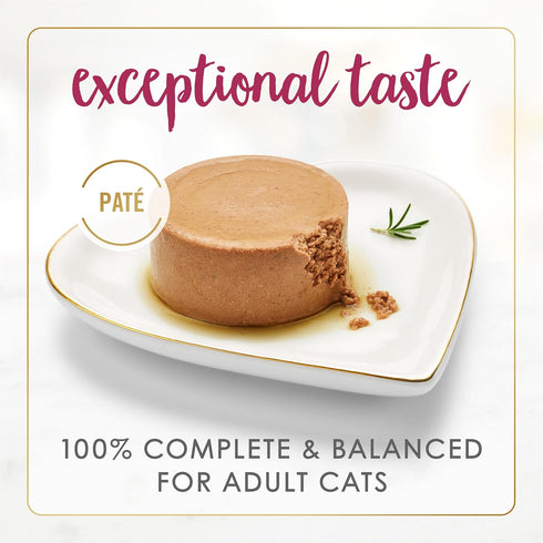 7 (Pack 24) 3 oz. Purina Fancy Feast Wet Senior Cat Food Years Plus Chicken Feast Pate - of Cans