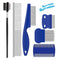 Pet Grooming Comb Kit with Tear Stain Remover Brush, Undercoat Rake, and Flea Comb for Dogs & Cats