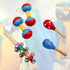 Jinkoozz 5 Pack Colorful Bird Bell Toys, Funny Bell Toys, Bird Cage Accessories, Suitable for Chicken Bird Parrot