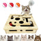 Pniotra Cat Nail File Enrichment Box with Bell Ball & Sandpaper Inside, Cat