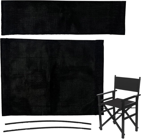 Generic Chair Canvas Replacement -Mesh Fabric Foldable Lawn Seat Cover Weatherproof Chair Canvas