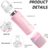 BT5.3, Water Bottle with Portable Bluetooth Speaker - Modular Insulated Water Bottles w/Handle, TWS Pairing Speaker