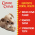 Pack 100 Canine Chews Chicken-Wrapped Rawhide Twists for Dogs - of U.S.A. Sourced Chicken Wrapped Rawhide Dog Treats