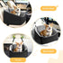 KANGREST 30 Lbs, 2 Dog Car Seat for Small Dogs Up to Pet Travel Safety Bed for Puppy Cat, Fits in Front/Back Seat, Anti