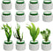 12 Pack Anti-Floating Ceramic Aquarium Plant Rings, Fixed Rings for Fish Tank Accessories