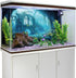 AWERT 30x18 inches Polyester Undersea Aquarium Background - Ruins and Aquatic Plants Decor