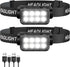Rechargeable Headlamp Flashlight 2-Pack, 8 LED 2500 Lumen Ultra-Light Bright Headlight with