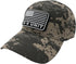 K-9 Tactical Patch 3x2 inch Black and White US Flag Patch for Tactical Hat, Cap, Vest, Trooper Clothing, Bags (White,