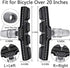 Hapleby 4PCS Premium Bike Brake Pads, Professional Mountain Bicycle V-Brake Blocks Kit with Free Hex Wrench