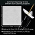 Gun Cleaning Supplies, 2'' Patches and 6'' Swabs for .30-45 Caliber Cleaning Kit
