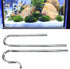 Aquarium Inflow Pipe - Lily Pipe Stainless Steel Surface Skimmer, Durable Outflow Oil-Film Filter Pipe (16/22mm)