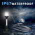 2NM 360 IP67 Boats(12'' Obcursco Boat Stern Lights, LED Anchor Light, Waterproof Bimini Top Lighting, Fold-Down White