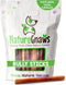 Nature Gnaws Bully Sticks for Dogs 5-6" (8oz) - Long Lasting Natural Beef Chew Bones for Large Dogs