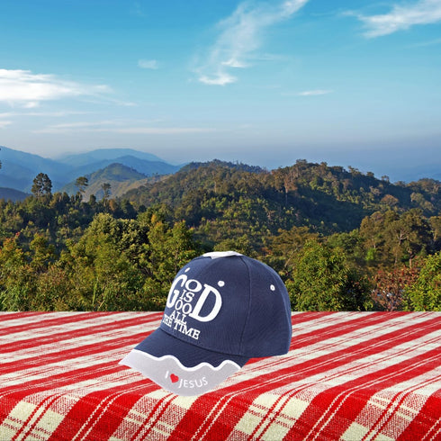 God is Good Christian Baseball Hat for Men Women, Inspirational Adjustable Dad Cap