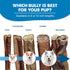 Best Bully Sticks 6 Inch Jumbo Bully Sticks for Large Dogs, 100% Natural Grass-Fed Beef, 4 Pack, Grain and Rawhide Free.
