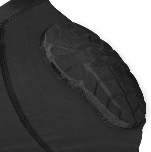 Youth Padded Compression Shirt - Kids Protective Shirt for Football, Soccer, Basketball