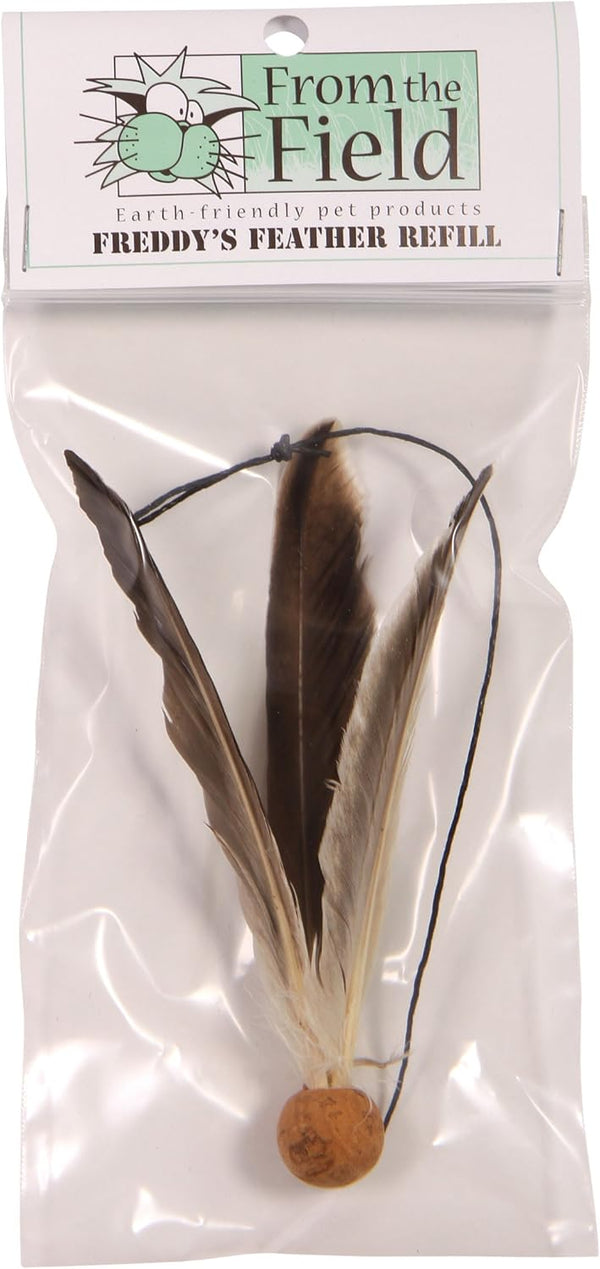 from The Field Freddy's Feather Wand Refill | Natural Cat Toy with