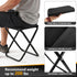 OOPTREVOL 265 LBS, Camping Stool, Portable Stool, Folding Camping Chairs for Adults, Collapsible Chairs, Pocket Seat