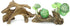 Artificial Driftwood for Aquarium Decor, Plastic Plant Branches Ornament for Fish Tank Decorations