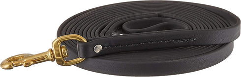 Signature k-9 Biothane Long Line 15-Feet x 5/8-Inch, Black