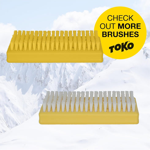 TOKO Ski Snowboard Tuning Brush for Base Maintenance