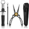 ZACX Fish Lip Gripper Pliers - Upgraded Multi-Function Hook Remover and Split Ring Pliers for Fishing Gear