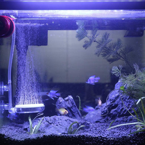 Upettools Aquarium Air Stone Kit, Nano Bubble Stone with Control Valve for Fish Tank and Hydroponic