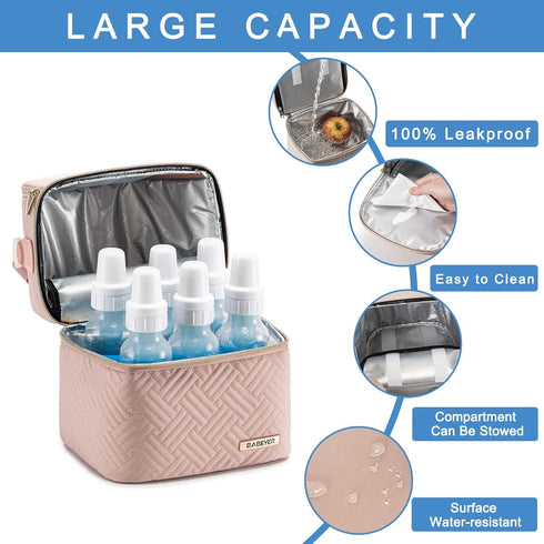 Pack Breastmilk Cooler Bag with Ice