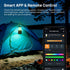 1000LM, 2700K-6500K 16 Dimmable Consciot Smart RGBTW Battery Powered LED Lantern with APP Control, Tunable White