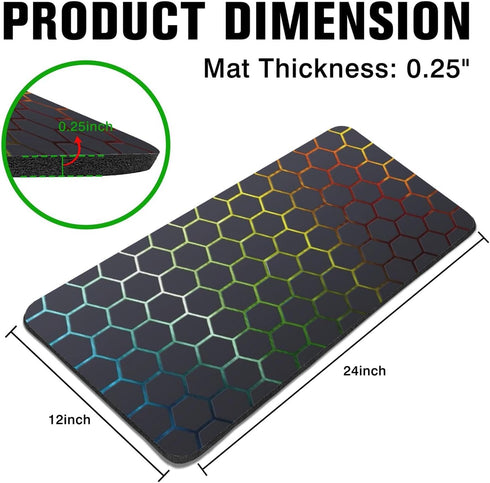 FSTSOCK Gun Cleaning Mat - Double Thickness Gun Mat,Durable Anti Slip Gunsmith Mat, Oil Resistant Workbench Pad