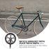 Single Crankset Square Taper Crankset - 1 Set Bike Crankset Chainwheel for Road Mountain Bicycle Accessories (No Screws)
