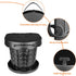 Boreeman 400lbs, Portable camping Toilet, Foldable and Height Adjustable, Load Capacity with Carrying Handle, Perfect