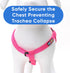 Pawtitas Pink Solid Color Step in Dog Harness, Extra Small Dog Training Walking Vest Harness
