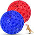 CHEODIN 2 Pack Indestructible Squeaky Dog Balls for Aggressive Chewers, Interactive Dog Toys