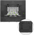 Durable Double Door Dog Crate Cover for Large Pet Kennel, Universal Fit for 24-48 Inch Wire Crate - Black (24 Inch)