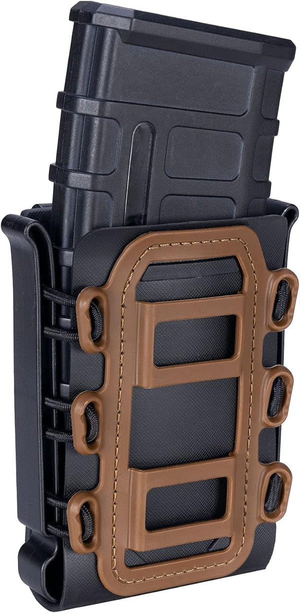 IDOGEAR Mag Pouch 5.56mm Rifle Magazine Pouches, 7.62mm Molle Softshell Universal Mag Carrier